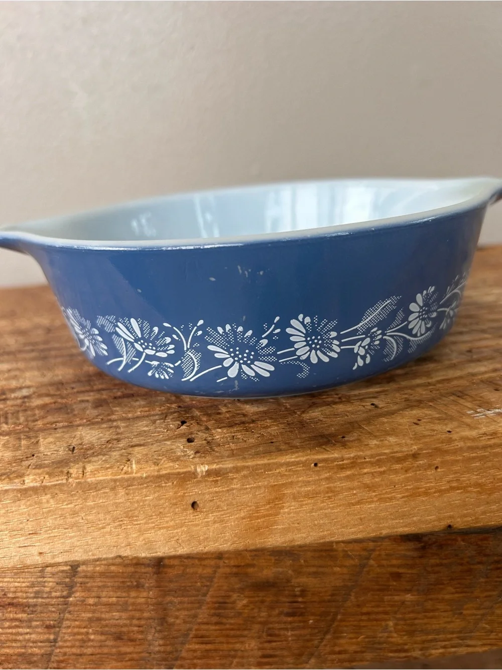 Vintage Pyrex USA “Colonial Blue Mist” Casserole Dish 500ml #26